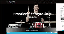 Desktop Screenshot of emotivebeats.com